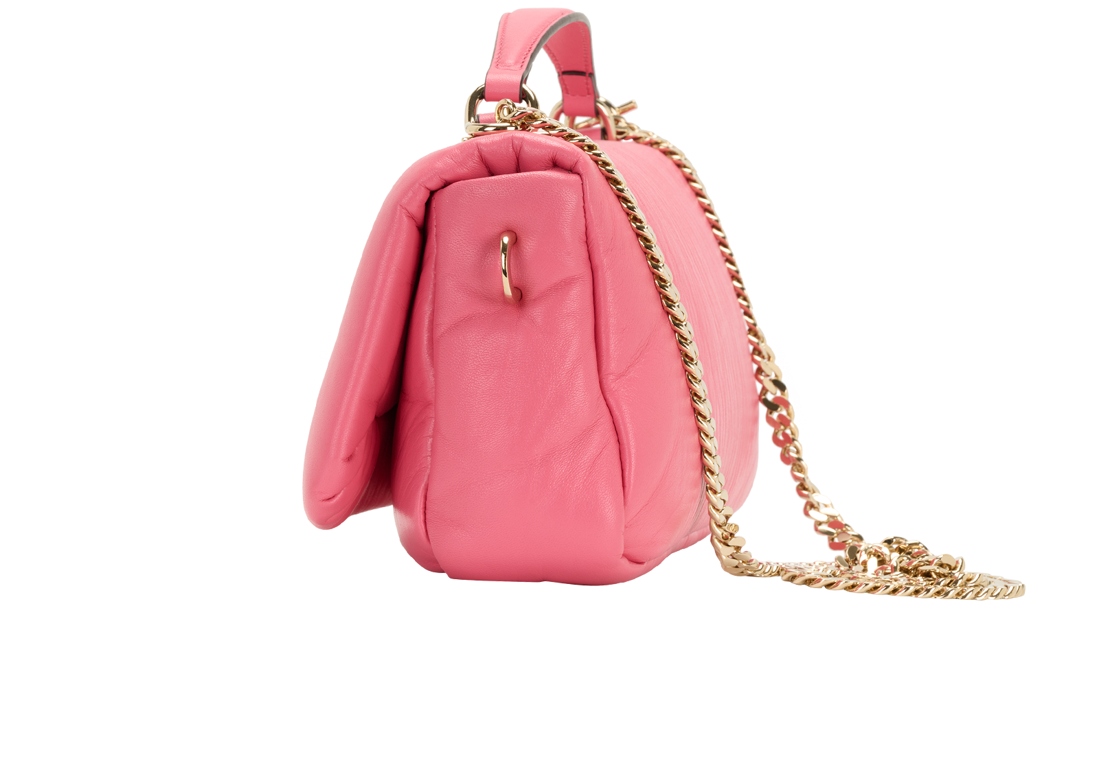 GG Milano Small, &pound;695, Handbags, Pink, Leather, Bottom view
